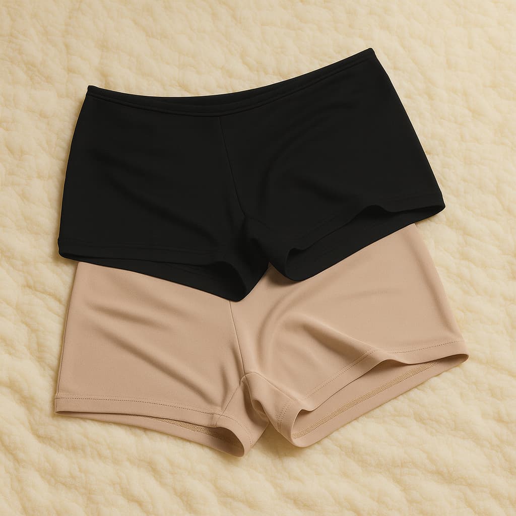 Kit 2 Shortinho Anágua Íntimo Segunda Pele para Vestido e Saia Short Curto