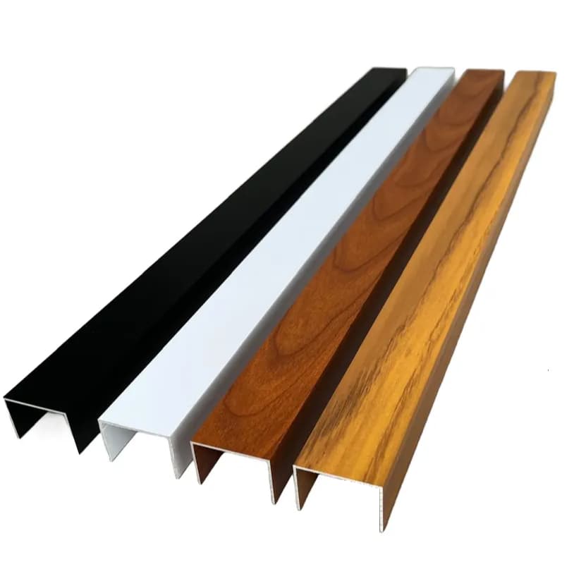 Protetor de porta em Alumínio - Vedação de Porta Anti-Inchaço - Preto, Branco, Madeirado