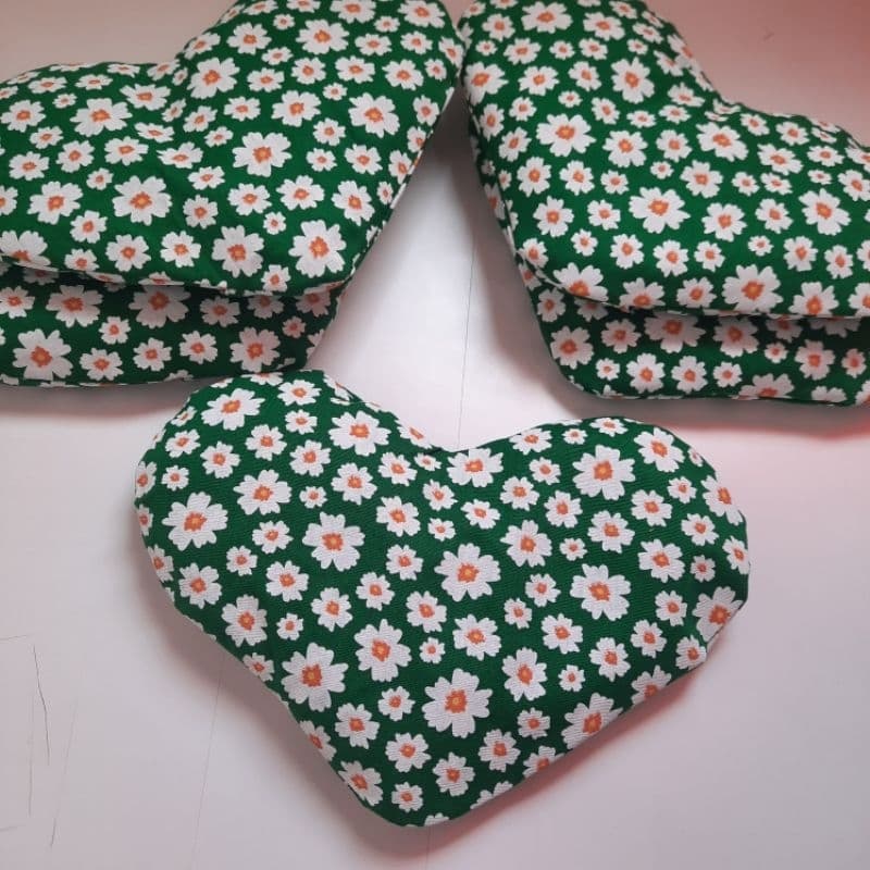 Kit de 5 Almofada terapêutica coração