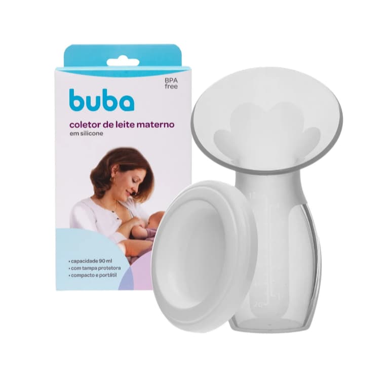 Coletor De Leite Materno Em Silicone Extrator Buba