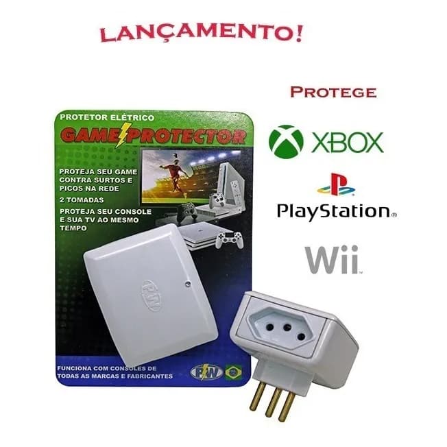 Game Protector Com 2 Tomadas Pw 127v