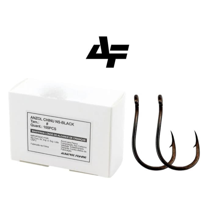 Anzol Chinu Black Albatroz Caixa c/ 100 Unidades - Varios Tamanhos