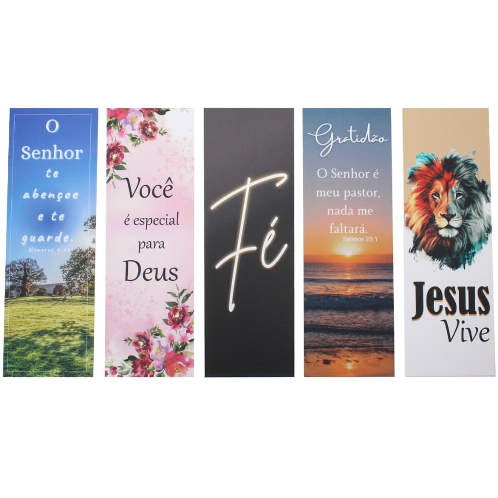 Kit 100 Marca Página Lembrancinhas Evangélicas
