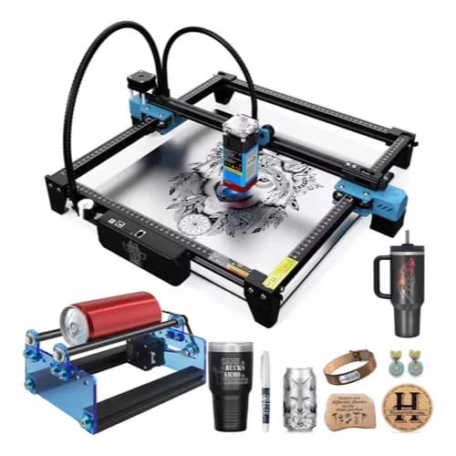 TwoTrees TTS-55 PRO Original Máquina De Gravação A Laser para WIFI APP Corte de MDF