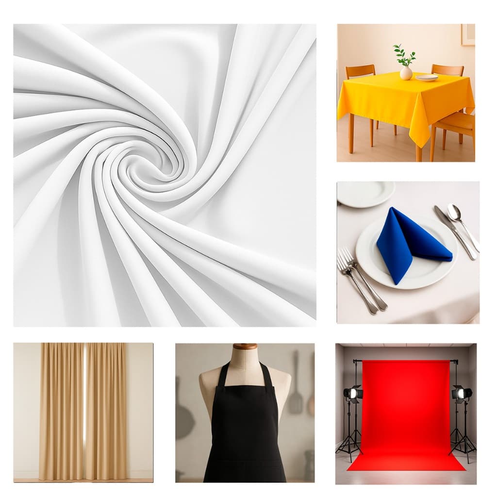 Tecido Oxford Liso Premium 100% Poliester  Decoração 1,50 Metros Largura Atacado Rolo Toalha Cortina