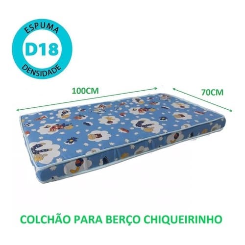 Colchão Baby Para Chiquerinho Berço 70x100 Ortobom D18