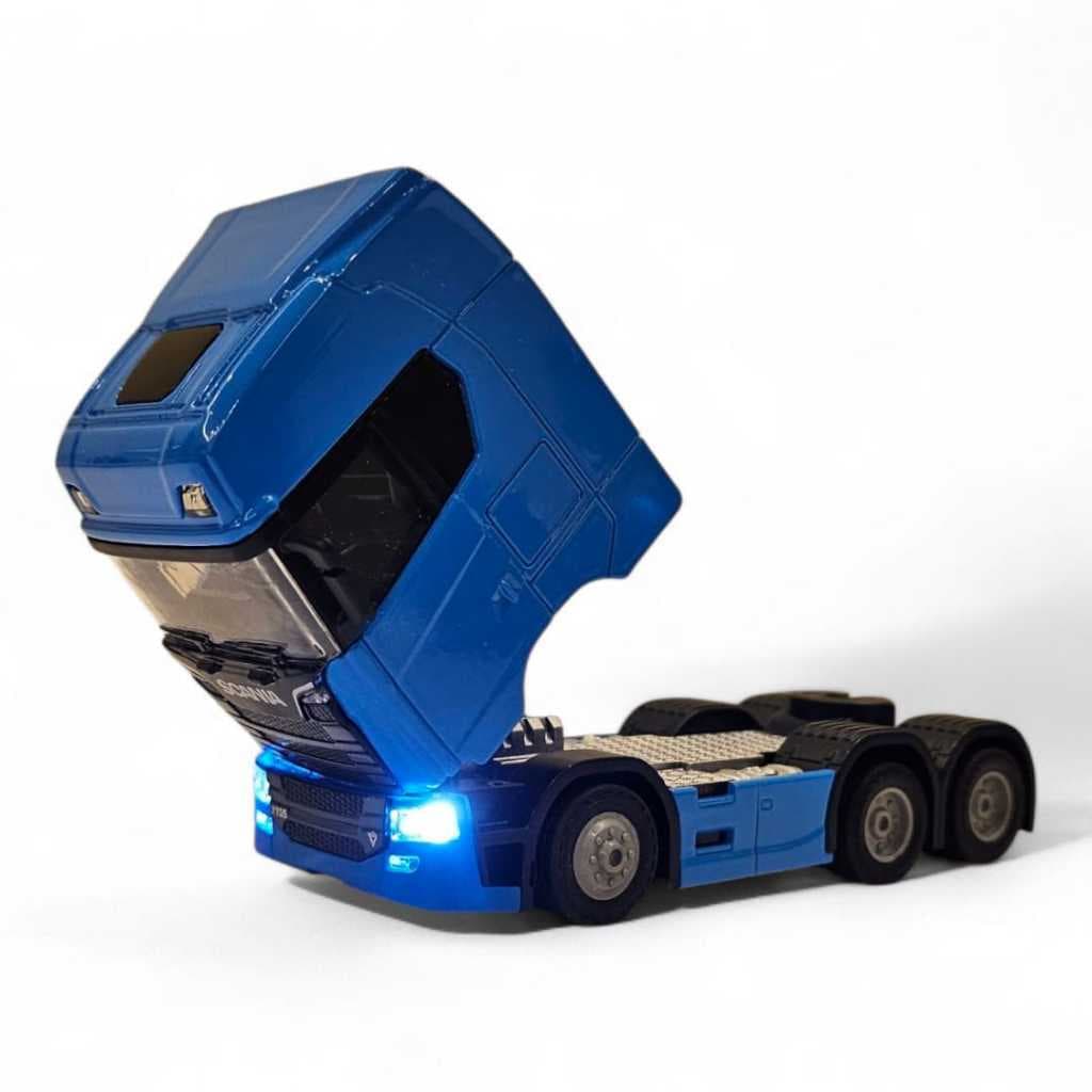 Miniatura Scania Trucada com Luz | Faróis Acendem | Caminhão Colecionável 🚛