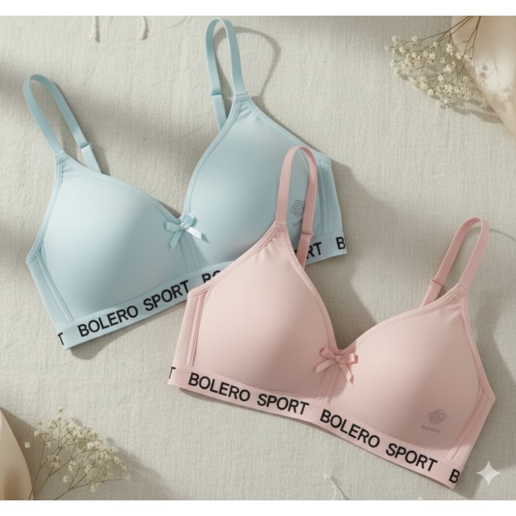 Kit 4 Sutiã Infantil Juvenil Menina Moça Microfibra Cores