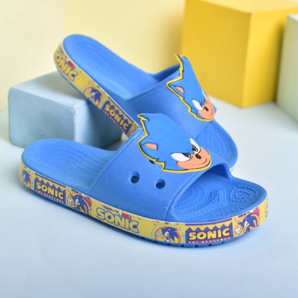 Chinelo Infantil Menino Sonic Nuvem Leve e Confortável