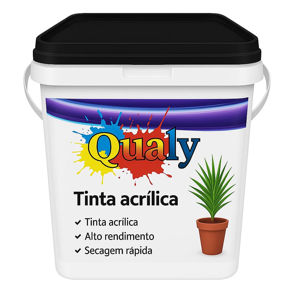 Tinta Balde Látex Qualycolor Acrílico Antimofo 18 kg Parede Cores
