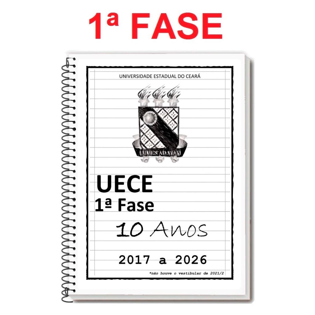 UECE - 1ª FASE 2026 - Caderno de Provas + Gabarito
