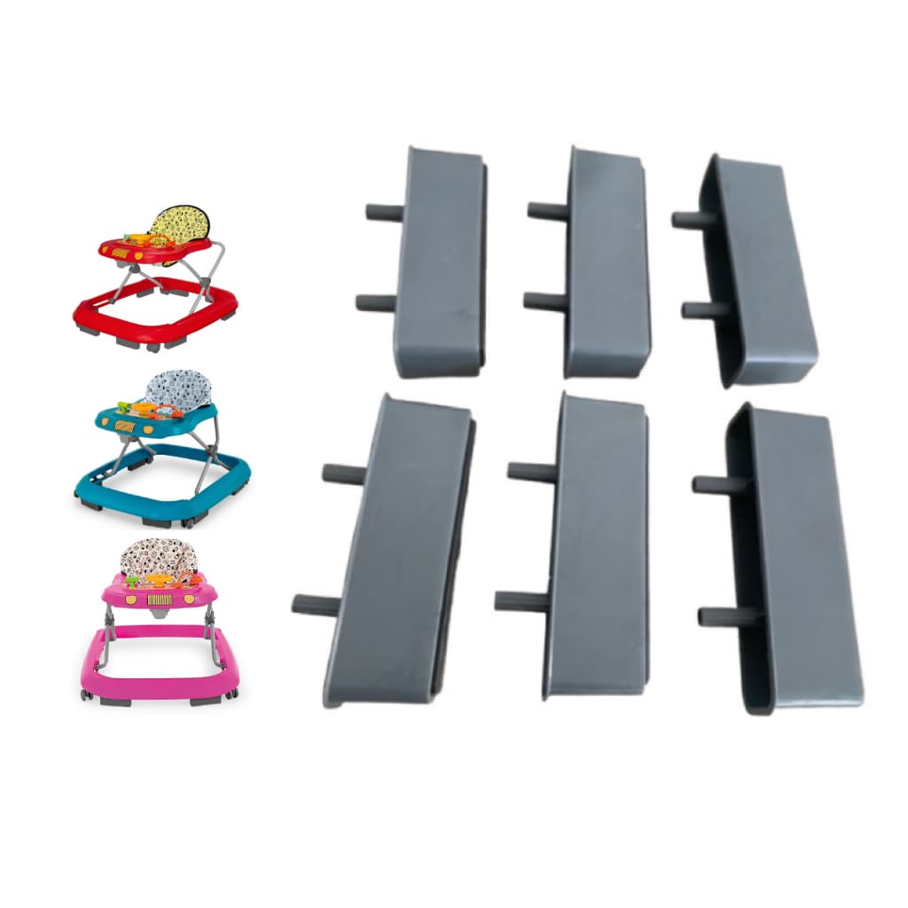 Freio Anti Queda para Andador Bebê Infantil Safari Tutti Baby - Pacote 6 Peças