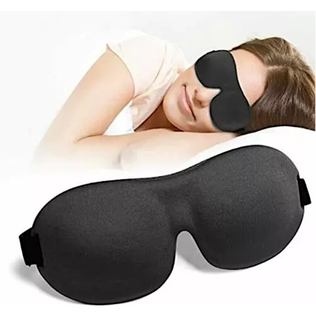 Mascara De Dormir Macia Tapa Olho Blackout 3D