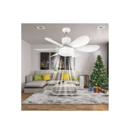 Ventilador De Teto  52CM Com Controle Remoto E Lampada Led 60w 80w 100w