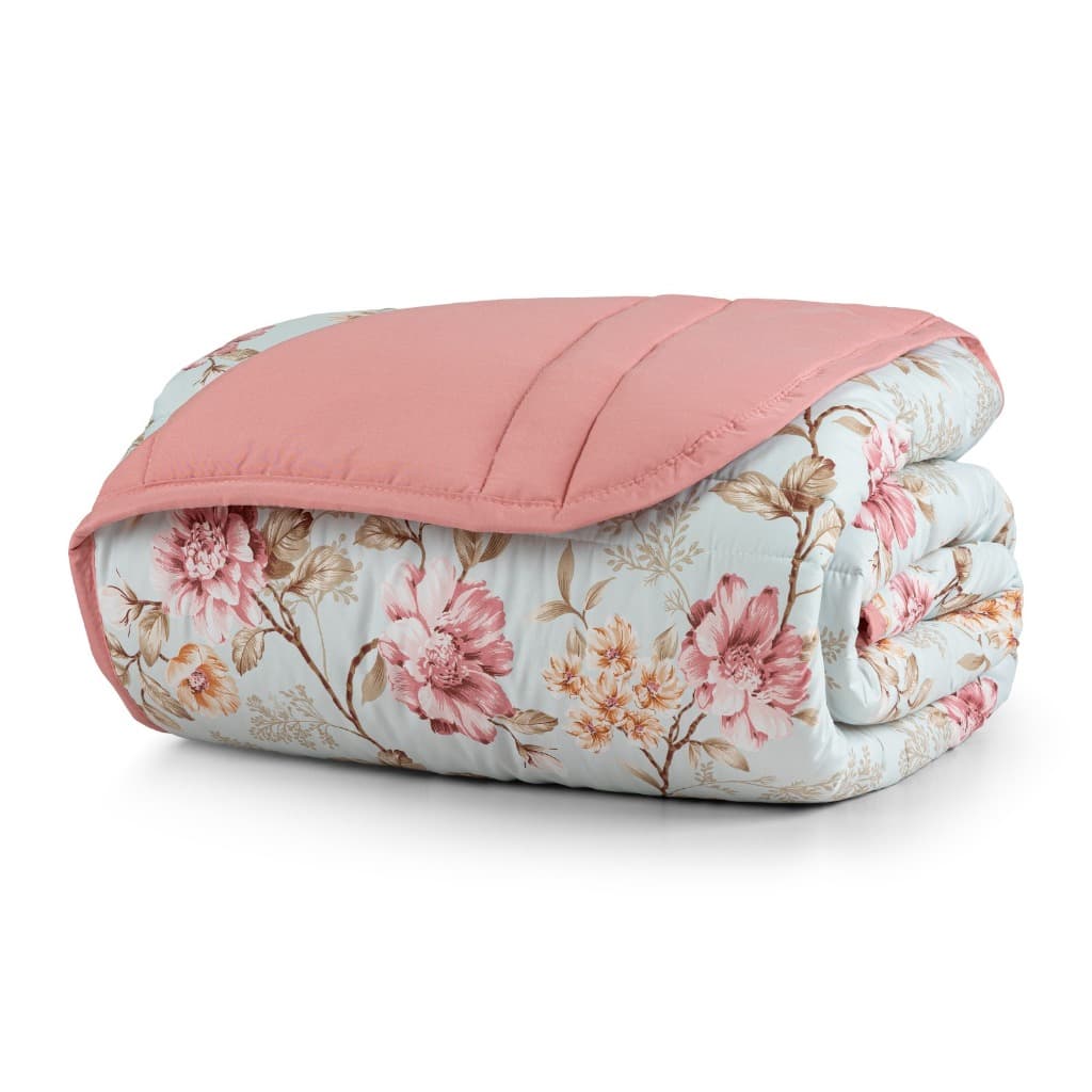 Edredom Solteiro 2,40x1,60 Micropercal 200 Fios Dupla Face (01 Peça) 100% Poliéster