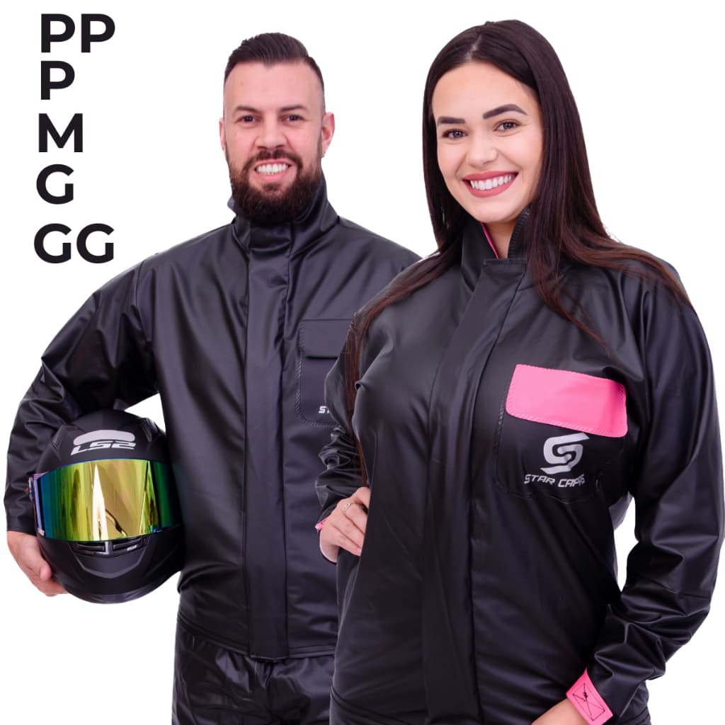 Capa de Chuva Conjunto Completo Pvc Luxo Para Motoqueiro Motoboy FEMININA ou MASCULINA e INFANTIS