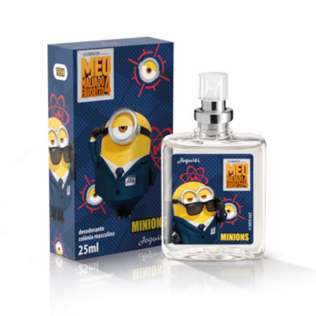 Deo Colônia Minions Meu Malvado Favorito 25ml Jequiti Para Crianças