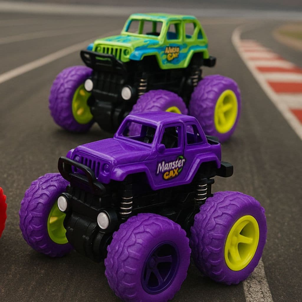 Brinquedo Carrinho Monster Caminhão 360 Carrinho Monster Truck 4x4 Menino Carrinho de Fricção Dutoys