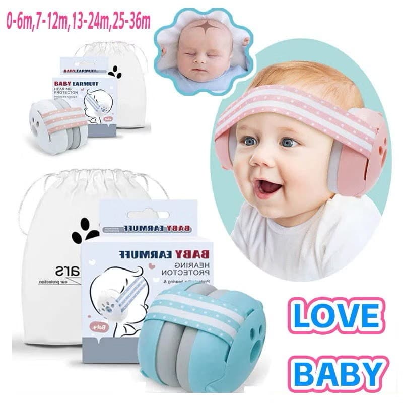 Abafador Ruído Auricular Infantil Confortável Bebê Autismo（Entrega imediata）