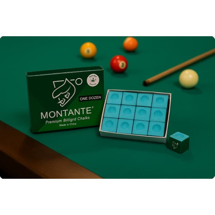 Giz Montante Originais Para Bilhar / Sinuca / Snooker Vermelho/Verde Azul  Profissional