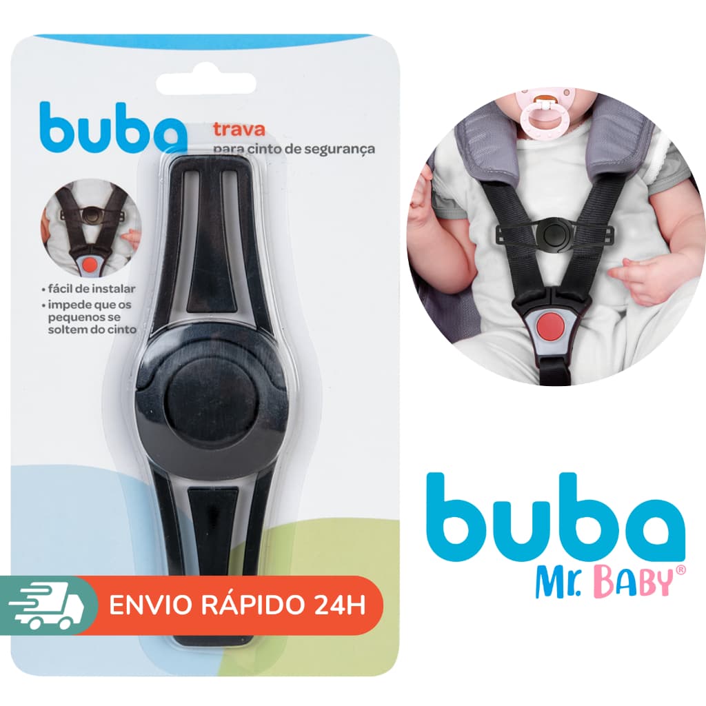 Trava para Cinto de Segurança Cadeirinha de Bebê Infantil Buba
