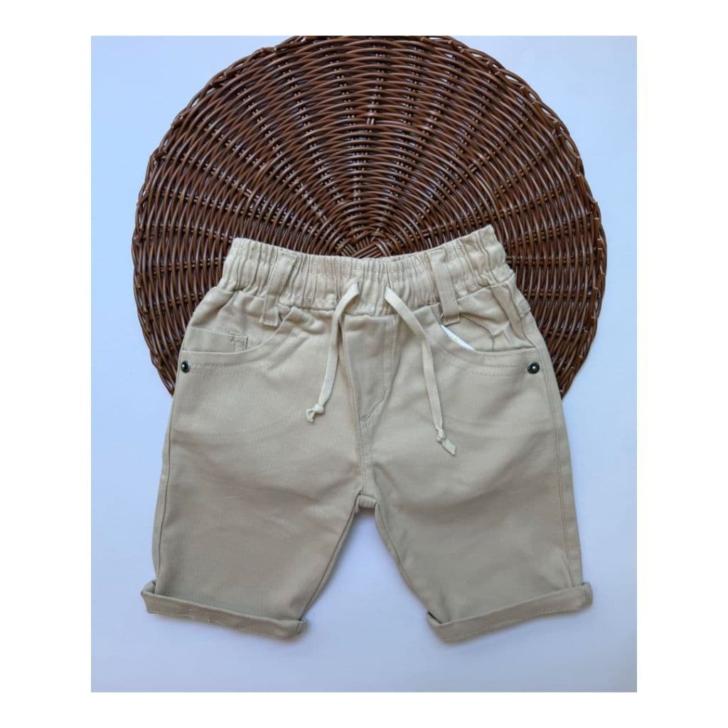 Bermuda Infantil Juvenil Menino Premium Sarja Color