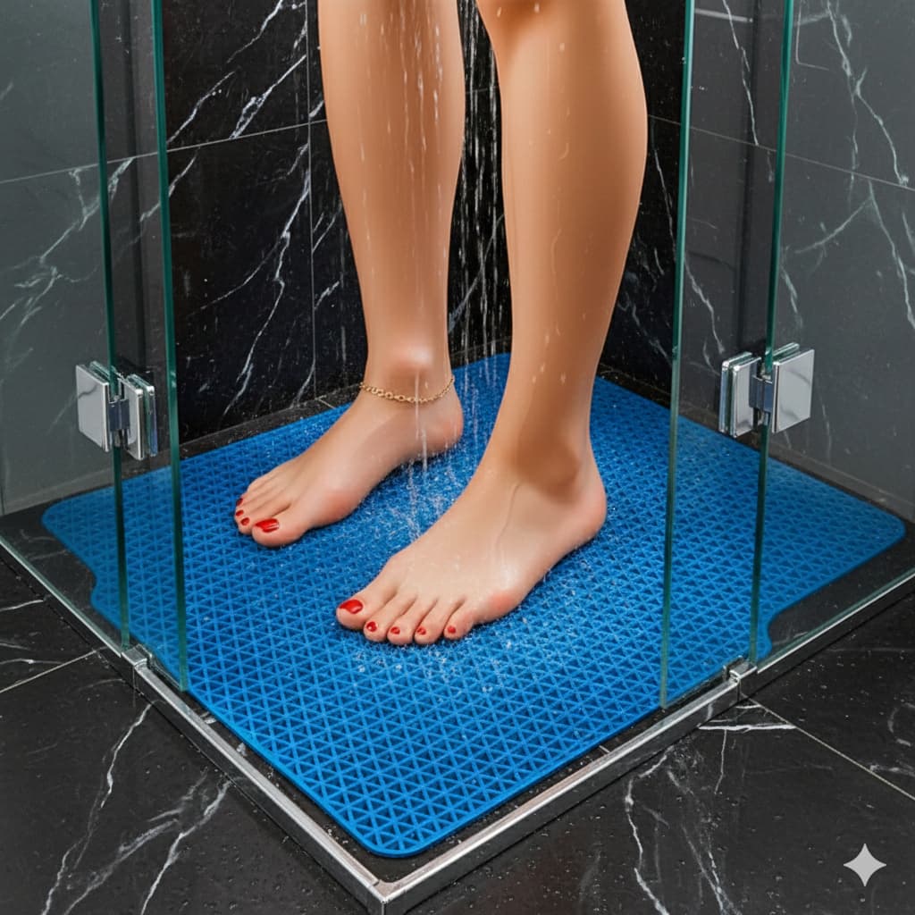 Tapete Antiderrapante Luxo para Box, Banheiros, Lavanderias  Segurança no Banho Idosos e Crianças