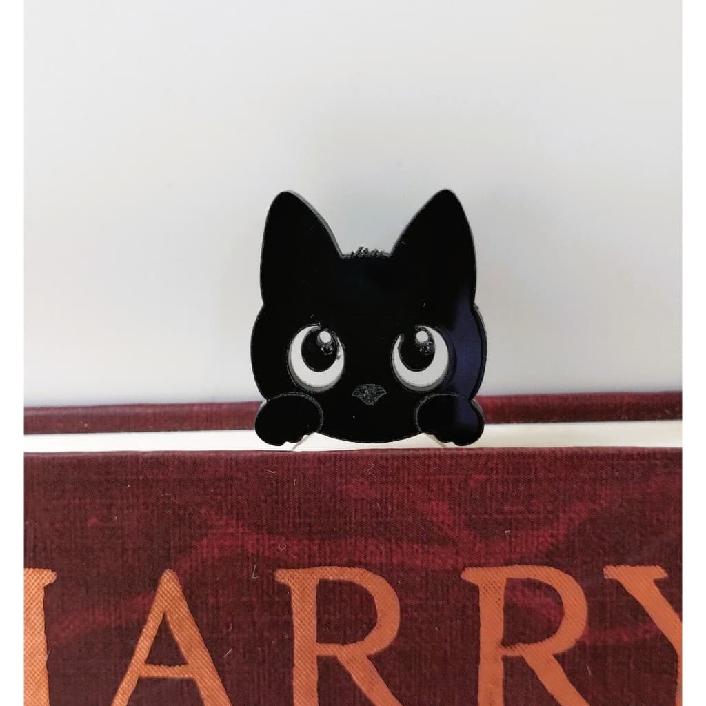 3/5/10 Marcadores de página de livro em acrílico gatinho, papelaria fofa criativa–9,5cmx3,3cm