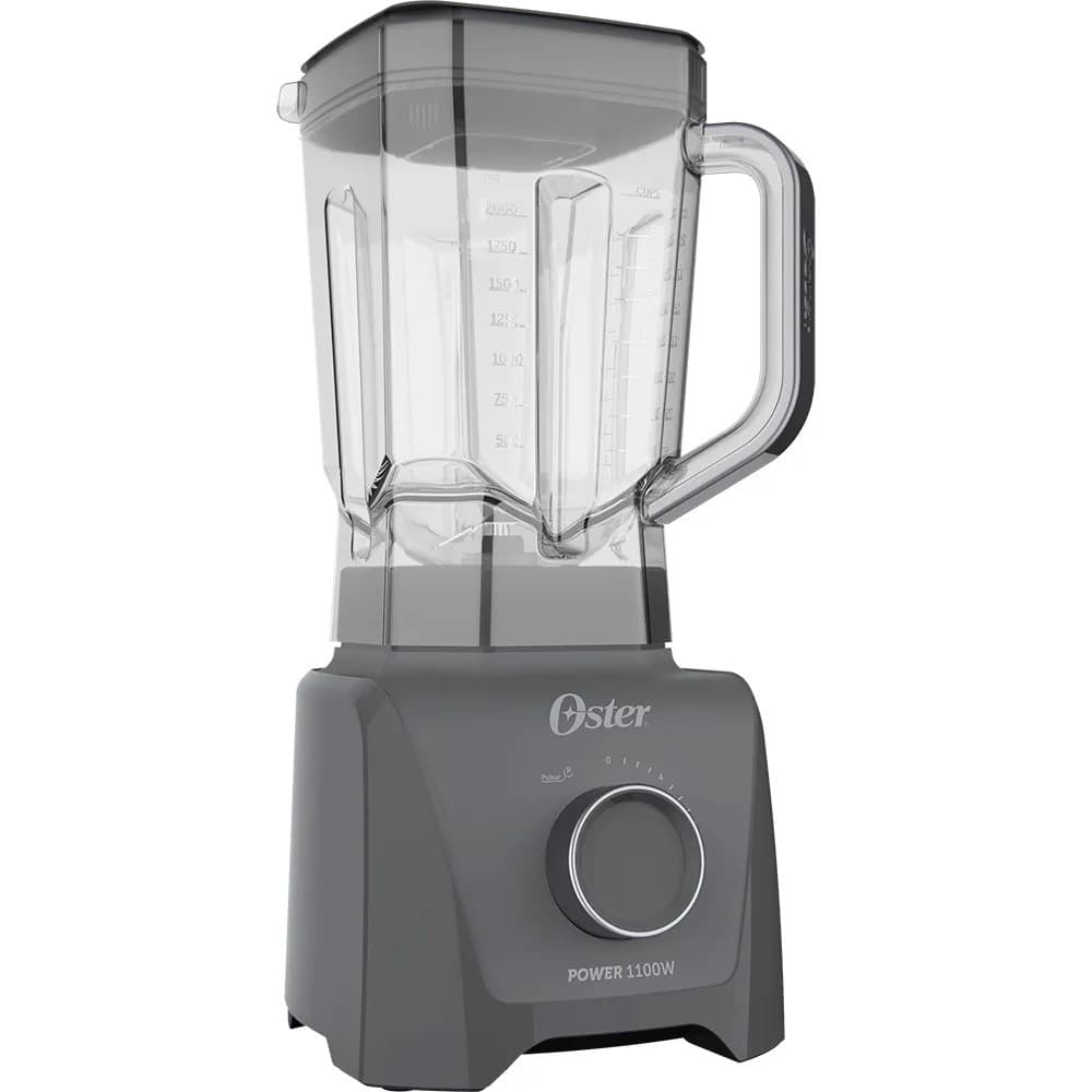 Liquidificador Oster 3,2L OLIQ606 12 velocidades 1100W Cor Cinza- 127V