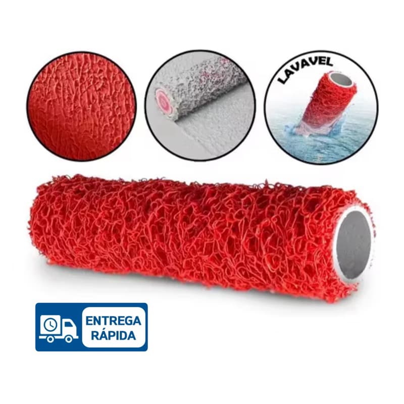 Rolo de Textura Cabelo de Anjo 23cm S/ Suporte (Massa Rolada)