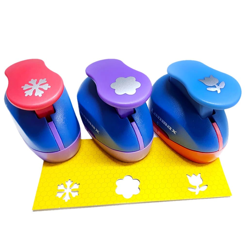 Furador De EVA E Papel 16mm - Coração, Estrela ou Laço - UNIDADE