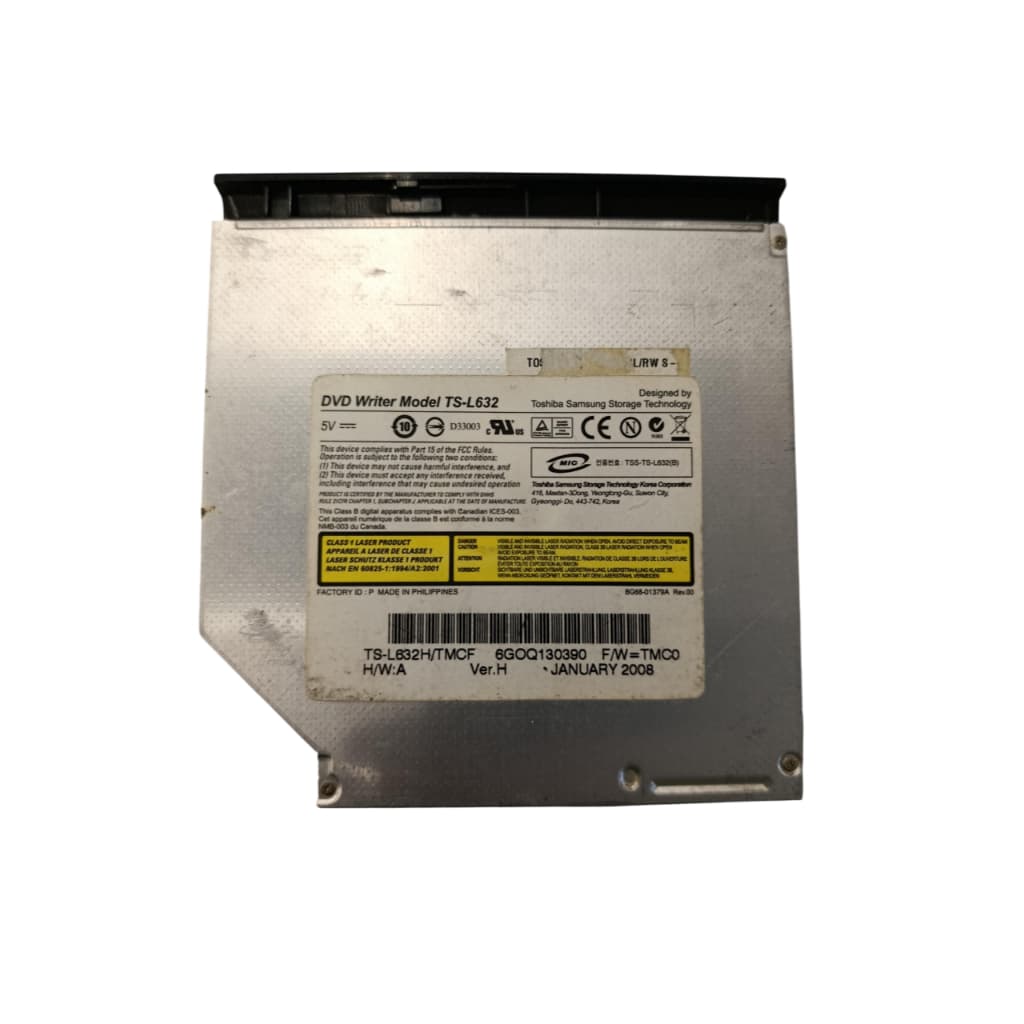🔥 Leitor / Gravador de DVD Interno para Notebook – Modelo TS-L632 | IDE 12.7mm | Usado em Bom Estado 🔥