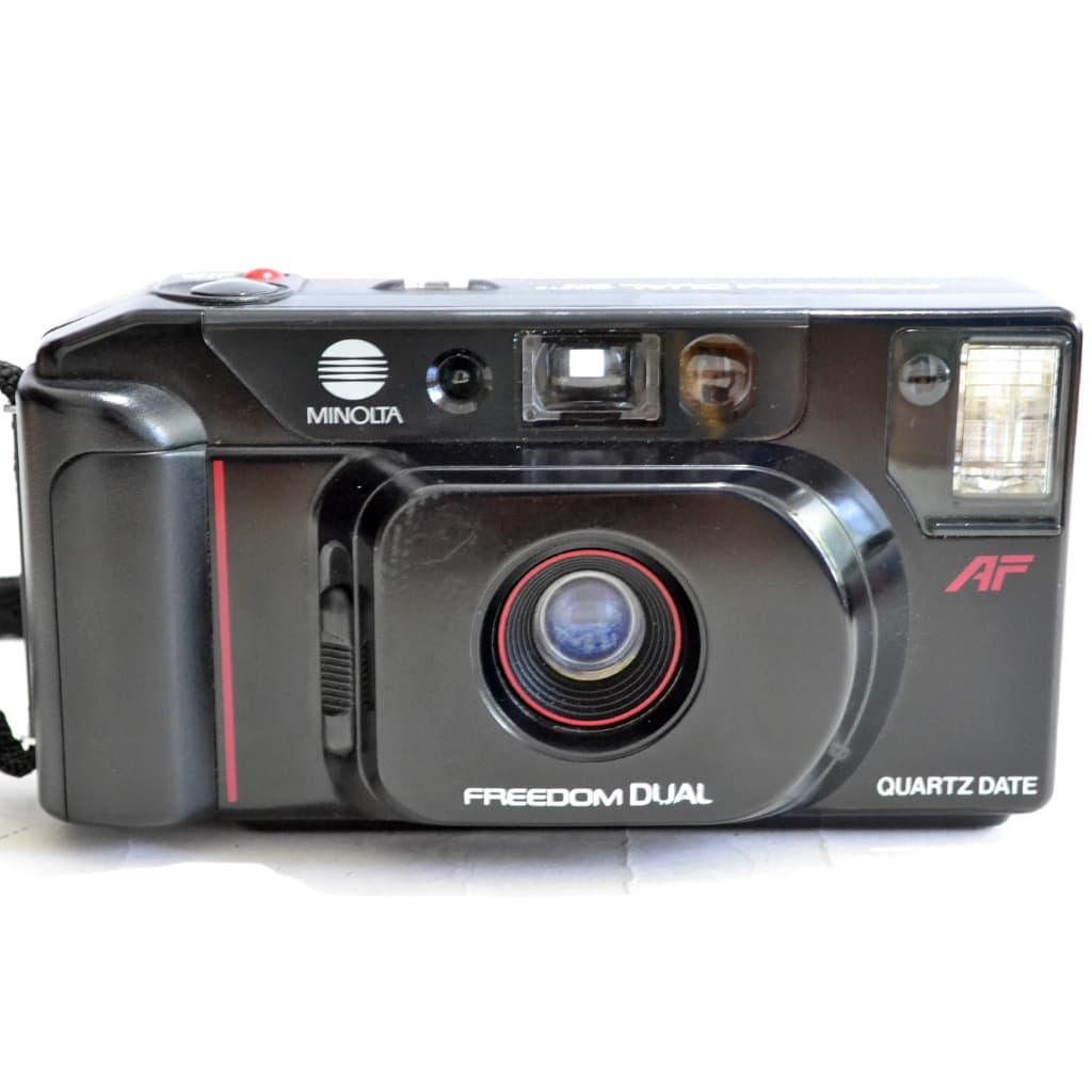 Câmera Fotográfica Analógica Minolta Freedom NÃO LIGA para Decorar Retrô Vintage