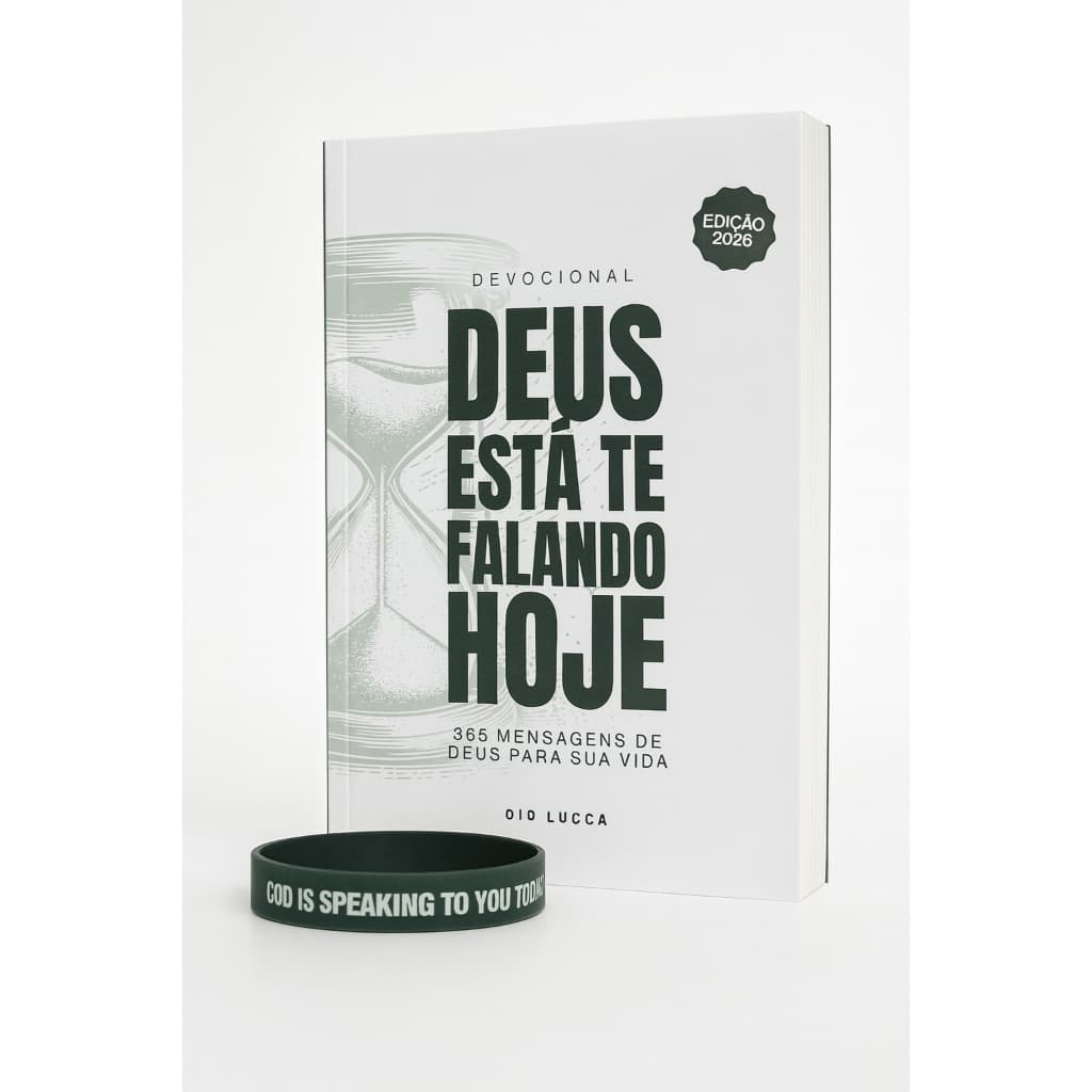 Livro Devocional 365 Dias - Deus Está te Falando Hoje - Palavra do Dia, Mensagem Cristã Oração Fé