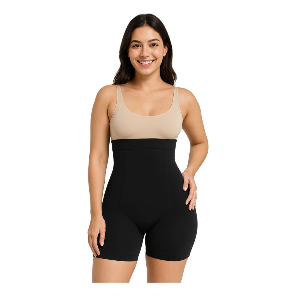 Cinta Modeladora Shorts Modelador Alta Compressão Shaper 4 Barbatana