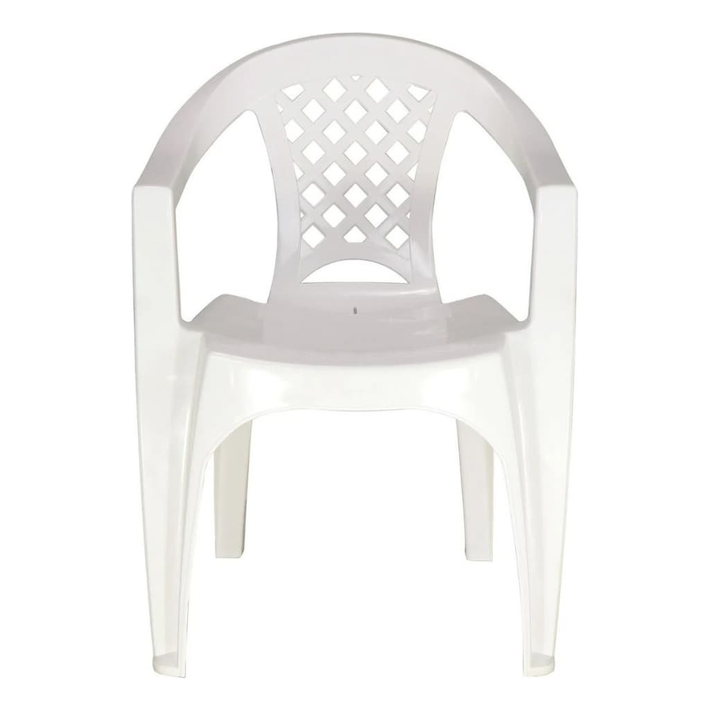 Cadeira Poltrona Reforçada Iguape Tramontina Branca Até 154kg