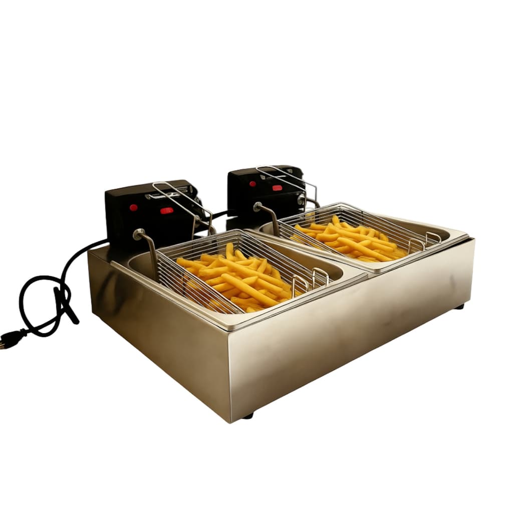Fritadeira  Elétrica 10 lts 2 Cubas