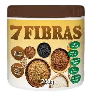 7 Fibras 200g - Mix de Fibras Vegetais – Vários Sabores