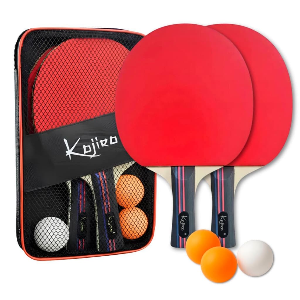 Kit Ping Pong 2 Raquetes 3 Bolas + Bolsa Tênis de Mesa