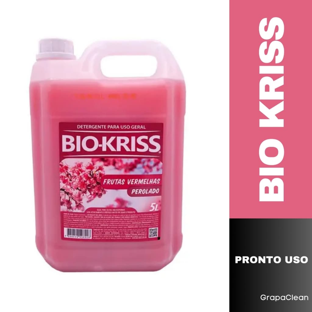 SABONETE LIQ BIO KRISS 5L PEROLIZADO FRUTAS VERMELHA