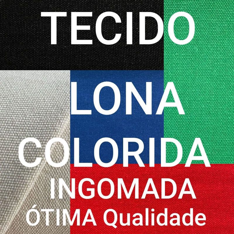 TECIDO LONA COLORIDA - 100% ALGODÃO - 1m x 1,60m