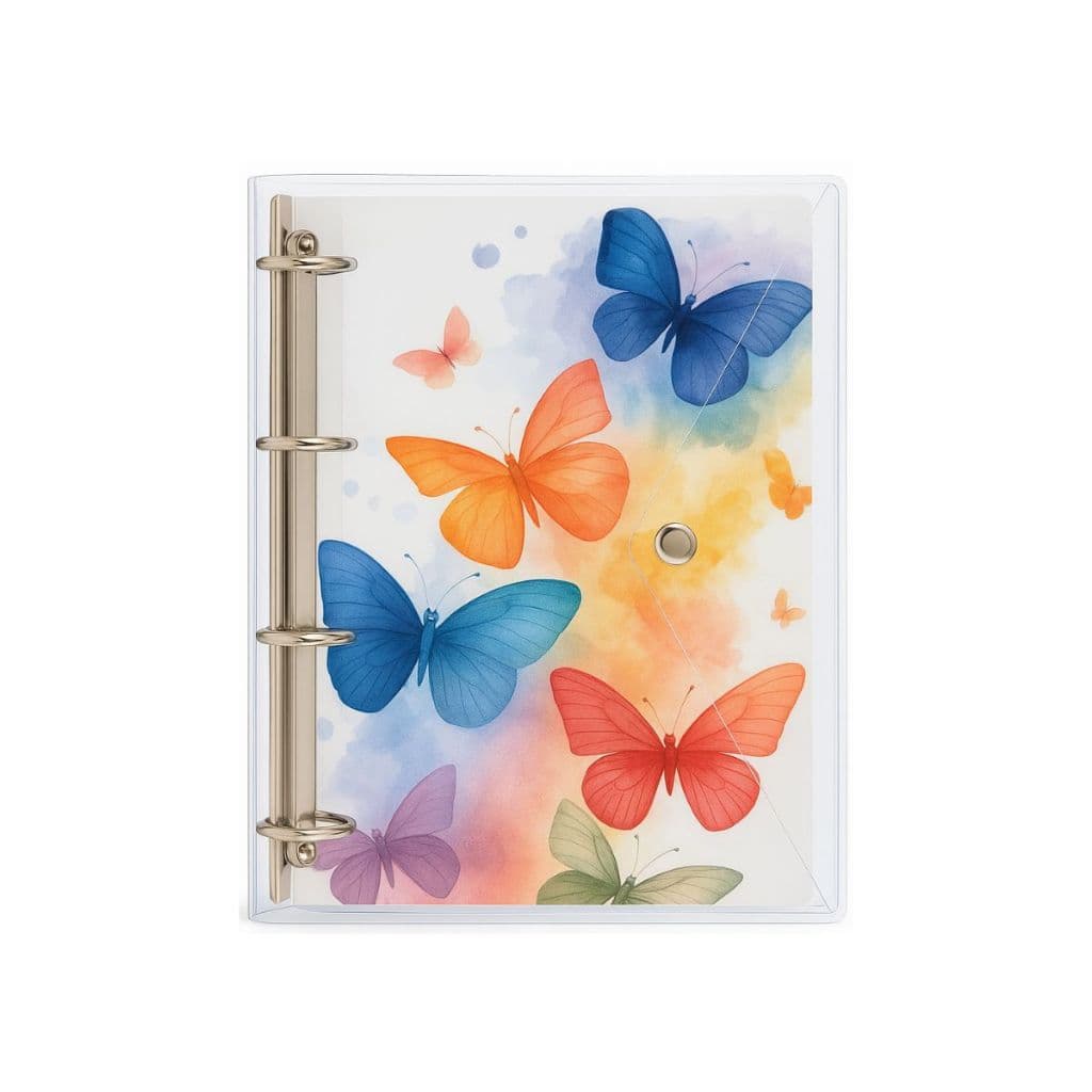 Fichário A4 Universitário Organizador de Papeis Escolha sua Capa