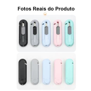 KIT 5 Estiletes Multifuncional Retrátil Profissional