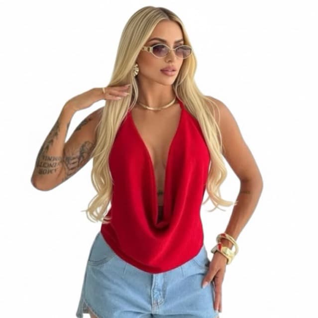 Top Cropped Frente Unica Multiformas de Amarração – Versátil, Moderna e Elegante
