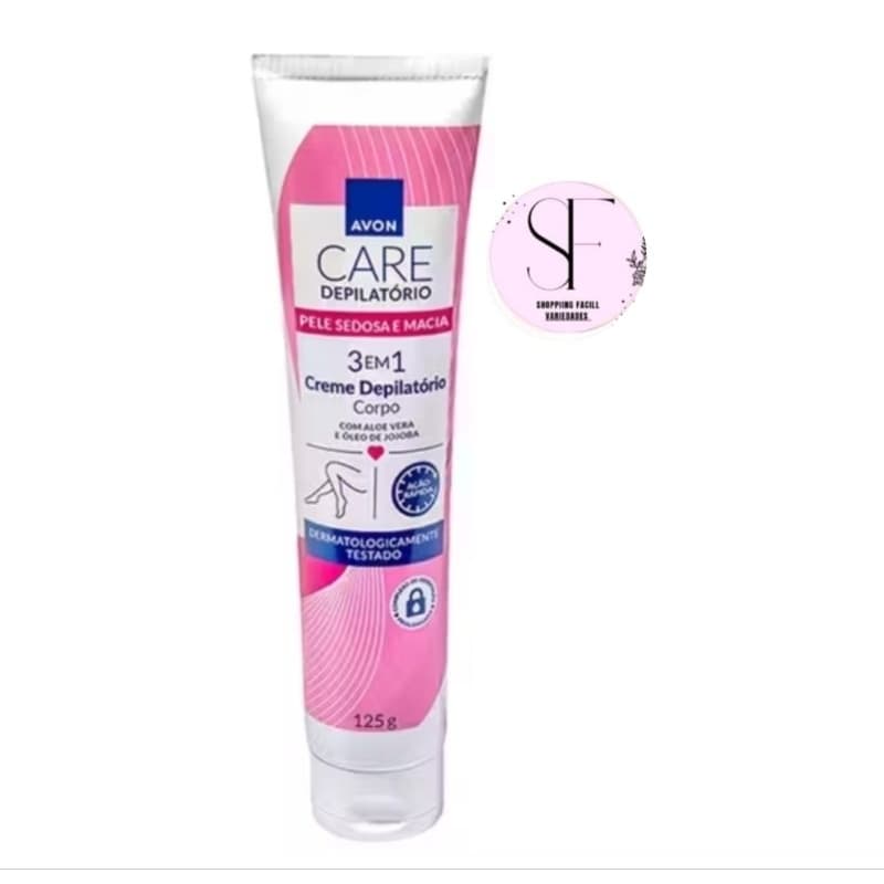 Creme Depilatório Para O Corpo, Área do Biqíni ou Rosto Skin Soft Avon
