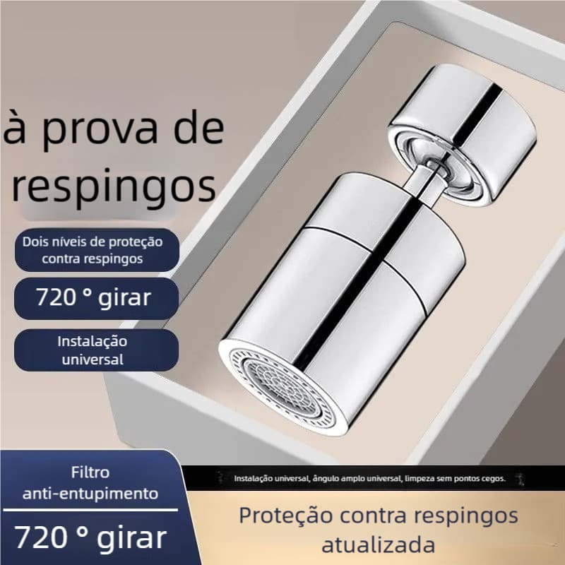 Bocal Bubbler SUEBR para Torneira - 2 Modos de Jato, 360° Rotativo Anti-Splash