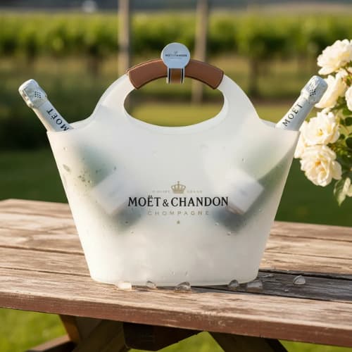 Bolsa Cooler Térmica Gelo Moet Chandon Praia Reveillon Balde Champanheira Verão Resort
