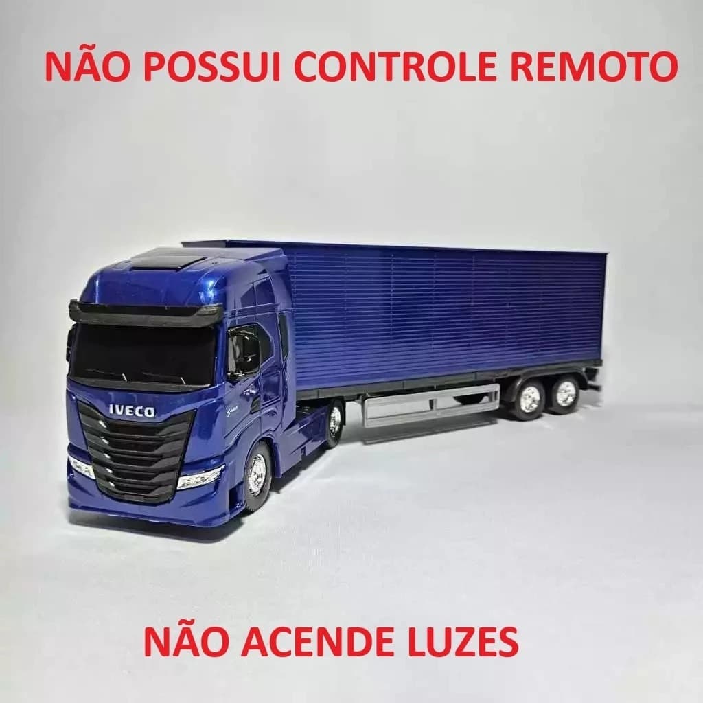 Caminhao Carreta Bau Grande Infantil S Way Brinquedos Usual