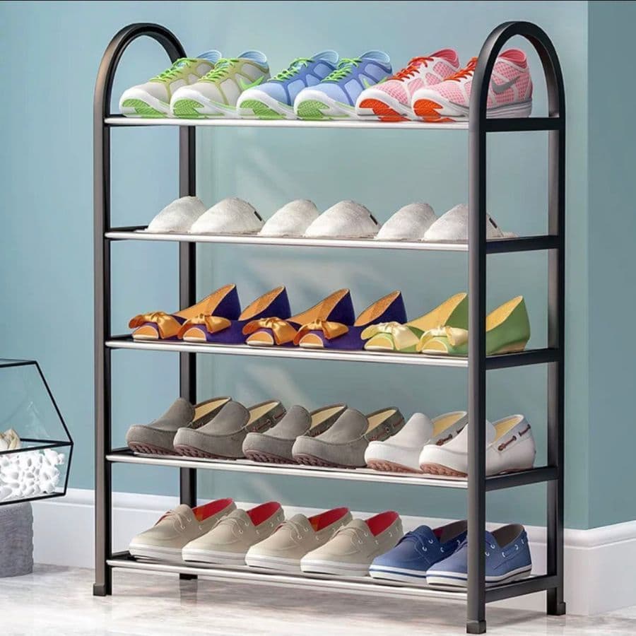 Sapateira 4 ou 5 Andares Multiuso Desmontável Organizadora Multiuso Sapatos Livros Brinquedos -A02