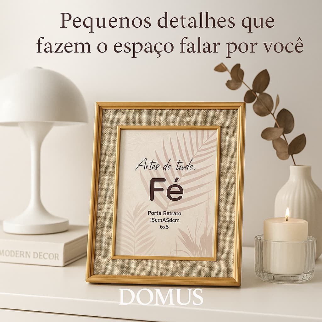 Porta-Retrato Foto de Mesa 15x20cm Estilo Rústico Elegante Moderno